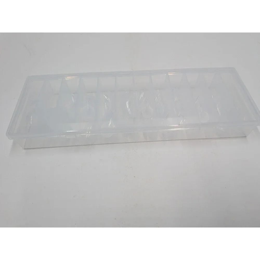Clear Almond Full Cover Nail Tips Set 10 Sizes with Storage Case DIY Manicure
